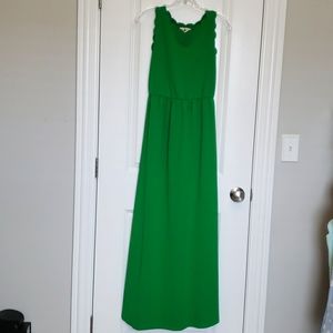 Kelly Green Maxi Dress Betsey's Boutique Shop